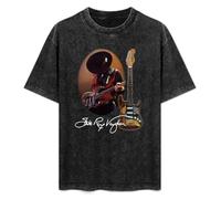 Stevie Ray Vaughan Unisex T-Shirt Cotton Men Summer Fashion Black Tee 3XL