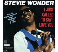 STEVIE WONDER - I Just Called To Say I Love You / Instrumental [Vinyl Single 7'']