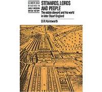 Stewards, Lords and People, Cambridge Studies in Early Modern British History D.R. Hainsworth (Auteur)