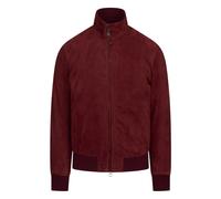 Stewart - Bomber en Daim - Homme - Vestes - Rouge - Taille: M