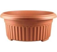 Stewart Jardinière corinthienne Basse Terracotta 45 cm