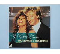 Stewart, Rod - Stewart, Rod It Takes Two 7" Warner Bros ROD1 EX/EX 1990 picture sleeve, a-side with Tina Turner