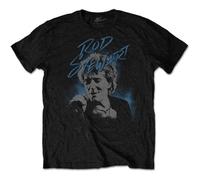 Stewart Rod - T-Shirt # XL Black Unisex # Scribble Photo [Import]