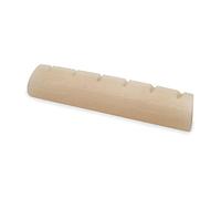 StewMac 6023-VS Écrou de guitare en os non blanchi, pour guitares acoustiques Martin Largeur du cou de 3,5 cm, fond plat
