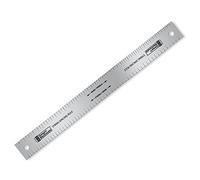 StewMac règle professionnelle d'espacement des cordes guitare et basse | Répartit automatiquement la largeur disponible sur le sillet et accélère le traçage sans mesures ni calculs manuels.