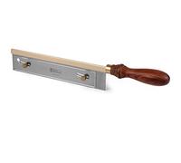 StewMac - Scie à Rainurer les Frettes avec Butée de Profondeur Réglable | Outil de Lutherie Professionnel, Lame en Acier Sheffield et Dos en Laiton | Pour Guitare et Basse