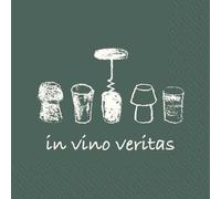 STEWO Serviettes « in vino veritas » 25 x 25 cm (1 paquet)