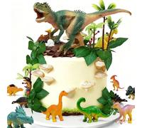STFZAE Set de 26 décorations de gâteau Dinosaure, décorations de gâteau Dinosaure, décorations de gâteau Dinosaure, Toppers de gâteau Dinosaure, décorations d'anniversaire Dinosaure