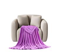 STGAO Couverture Lit 2 Personnes 70 x 140 cm Douce et Respirante Couverture Coton Légère et Confortableen pour Maison, Canapé, Chaise, Lit, Voyages, Pourpre