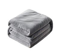 STGAO Couverture Polaire 70 x 120 cm Haute Qualité Peluche Chaud Plaid Jeté Canapé Flanelle Personnalisation du Support pour Lit Canapé Couverture Décontractée Couvre-Lit, Gris Clair