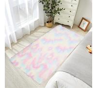 STGAO Salon Shaggy Descente de Lit 70 x 160 cm Antidérapant Tapis de Sol Grand Durable pour Salon, Chambre à Coucher, Bureau, Couloir, Sept Couleurs