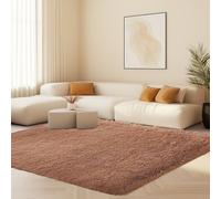STGAO Soft Tapis à Poils Longs 190 x 220 cm Tailles Différentes Tapis Décoratif Rectangulaire pour Salon, Chambre à Coucher, Canapé, Chambre d'enfant, Kaki