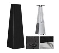 STGBCST Housse de protection en polyester pour chauffage extérieur, protection contre les intempéries, 53 x 61 x 220 cm Noir