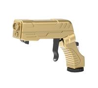 Stgbcst Pistolet à champagne et à bière doré en métal - Le succès ultime pour pulvériser du champagne et de la bière avec style lors des fêtes (24 cm) (D)