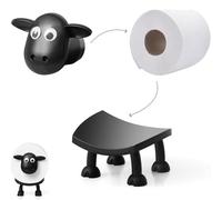 STGBCST Porte-papier toilette amusant en forme de mouton 16 x 8,5 cm pour rouleaux de 42 mm, pour papier toilette, porte-rouleau de papier toilette ou comme cadeau