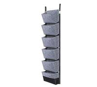 Stgbcst Sacs muraux à suspendre - Pour l'intérieur et l'extérieur - En feutre - 107 x 30 cm - Imperméable - Bac à fleurs vertical - Gris