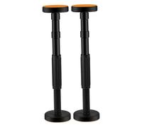 Stgfyxgs 2 Pièces Cabinet Jack Support Pole Installation Armoires Tige Télescopique Ajustable PP Troisième Main Solide Support avec Patins en Caoutchouc