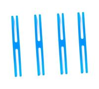 Stgfyxgs 4 Pièces Bandes Élastiques Silicone Rangement Vaisselle Souples H Forme Réutilisables Transport Facile Adaptées Au Camping Activités Extérieures Rando, Bleu