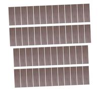 Stgfyxgs 50 Pièces Flocking Sand Sheets Feuilles Abrasives Ponçage Anti-bouchage Réutilisables Aluminium Oxyde Résistantes à l'Eau Adaptées au Travail Manuel, 320 grains