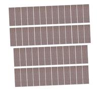 Stgfyxgs 50 Pièces Flocking Sand Sheets Feuilles Abrasives Ponçage Anti-bouchage Réutilisables Aluminium Oxyde Résistantes à l'Eau Adaptées au Travail Manuel, 80 grains