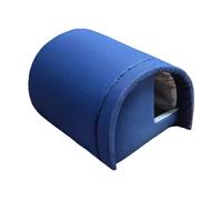 Stgfyxgs Abri d'hiver Chaud pour Chats Errants, Niche Extérieure Chaude et Résistante Au Vent et à L'humidité, Idéale pour Le Jardin, Le Garage Ou Les, Bleu, 40x32x32cm