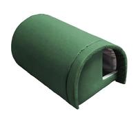 Stgfyxgs Abri d'hiver Chaud pour Chats Errants, Niche Extérieure Chaude et Résistante Au Vent et à L'humidité, Idéale pour Le Jardin, Le Garage Ou Les, Vert, 50x32x32cm
