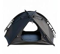 Stgfyxgs Abri Industriel pour Chiens et Chats Tente Portable en Tissu Polyester Maison Spacieuse Ventilée Fond Oxford Isolant Aluminium pour Résistance au Vent Adapté à Jardin, Noir