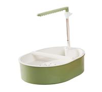 Stgfyxgs Bain Automatique pour Perroquets, Facile à Installer et Réglable, Idéal pour Les Conures et Les Aras, Style B Green Shower