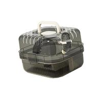 Stgfyxgs Boîte de Transport pour Cage à Hamster avec Poignée Légère, Idéale pour Transporter Une Petite Cage Portable pour Animaux de Compagnie, avec P, Blanc