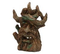 Stgfyxgs Bûche Creuse avec Visage, Accessoires pour Terrarium de Type Grotte, Cachette pour Bettas