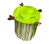 Stgfyxgs Cachette d'angle, Habitat, Pompons en Flanelle, Cachette Chaleureuse, Accessoire de Cage, Cachette d'angle pour Petits Animaux de Compagnie Po, Cercle