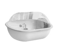 Stgfyxgs Cage d'exercice pour Hamsters Nains avec Roue de Course et Ventilation, Gris