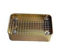 Stgfyxgs Chatière pour Chinchillas, Comprenant Un Bac et des Accessoires Pratiques - Facile à Nettoyer - pour Cochons d'Inde et Chinchillas, S Gold