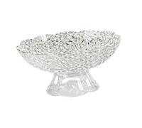 Stgfyxgs Coupe-pied Fruit Plateau Rangement Bol Présentoir PP Pratique Original Créatif Moderne pour Bureau Maison Banquet Table, Clair