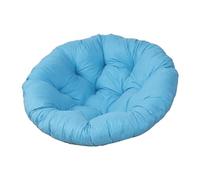 Stgfyxgs Coussin élégant et Polyvalent pour Balancelle, Coussin Rond pour Chaise Hamac, Idéal pour La Méditation et Extérieure, Bleu