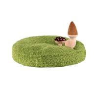 Stgfyxgs Coussin pour Chat, Canapé-lit Confortable, Motif Champignons, Idéal pour L'automne et l'hiver, pour Chiens, Chatons, Chiots et Caniches (Pomra