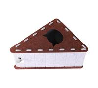 Stgfyxgs Coussin pour Chat Triangle Griffoir Jouet Plateau d'Entraînement Maison pour Chat Tissu Feutre Durabilité Convient à la Protection de Mobilier Jeux