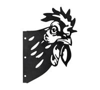Stgfyxgs Découpe d'art en Métal 2D pour Affichage, élément de Cour, Décoration de Jardin pour Trottoir et Ferme, Poulet