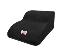 Stgfyxgs Escalier pour Chien à 2 Marches, Rampe, Lavable, Antidérapante, Légère, Multifonctionnelle, pour Canapé, Lit surélevé Ou Voiture, Noir