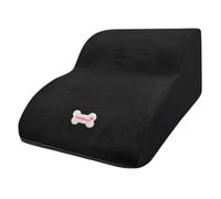 Stgfyxgs Escalier pour Chien à Deux Marches, Rampe Antidérapante, Lavable et Amovible, Utilisation Polyvalente, pour Canapé, Voiture Ou Autres Espaces de Range, Noir