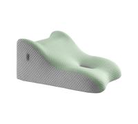 Stgfyxgs Face Down Pillow pour Position Oreiller Confortable Mémoire Support Dorsal Ergonomique Housse Amovible Adapté pour Hommes Femmes Au Bureau Ma, Gris vert vert