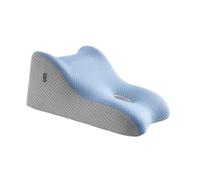 Stgfyxgs Face Down Pillow pour Position Oreiller Confortable Mémoire Support Dorsal Ergonomique Housse Amovible Adapté pour Hommes Femmes Au Bureau Ma, Gris bleu