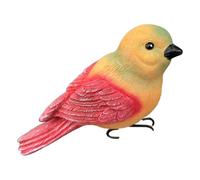 Stgfyxgs Figurine Décorative En Résine Représentant Un Oiseau dans Un Pot de Fleurs, Idéale pour Décorer Un Jardinière Ou Un Jardin, Comme Une Statuette de Bon