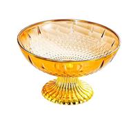 Stgfyxgs Fruit Bowl Bol Décoratif Piédestal Plateau à Snacks Bol à Fruits Support En PP pour Présenter Pâtisseries Bijoux Bonbons Convient à La Décoration de T, Brun