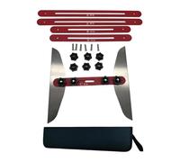 Stgfyxgs Gabarit de Mesure pour Marches D'escalier, Outil de Mesure de Marches D'escalier, Alliage D'aluminium, Outil de Mesure de Marches D'es, Rouge