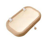 Stgfyxgs Griffoir Chat Ovale Planche à Griffer Lit Grattoir Meuble Protection Balle Interactive Sisal Bois pour Griffes Adapté aux Chats Domestiques Amis des, Style B