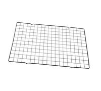 Stgfyxgs Grille de Refroidissement Plateau Plaque Non Adhérente Structure Stable Grille En Métal Renforcé Adaptée Repas Collectif Événement Culinaire, 40cmx25cmx2cm 197g