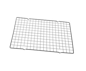Stgfyxgs Grille de Refroidissement Plateau Plaque Non Adhérente Structure Stable Grille En Métal Renforcé Adaptée Repas Collectif Événement Culinaire, 40cmx25cmx2cm 197g