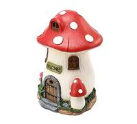 Stgfyxgs Lampe de Jardin Solaire LED Résine Robuste Maison Champignon Décorative pour Terrasse Étanche Consommation Réduite Adaptée à la Décoration de Jardin
