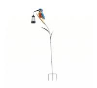 Stgfyxgs Lanterne Solaire pour Jardin avec Oiseau en Fer Forgé Décorative Suspendue Éclairage Extérieur pour Cour Allée Parterre Fleurs